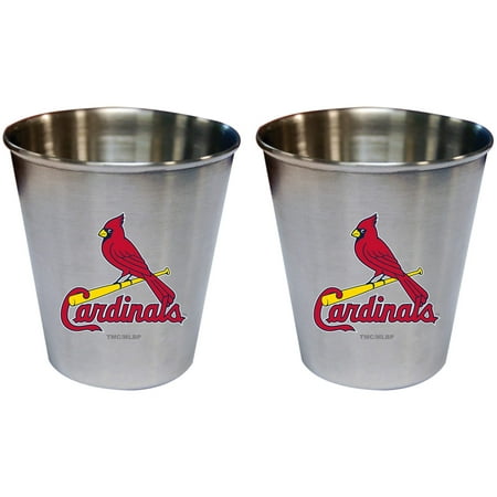 St. Louis Cardinals 2oz. Stainless Steel Collector Cups Two-Pack Set - No