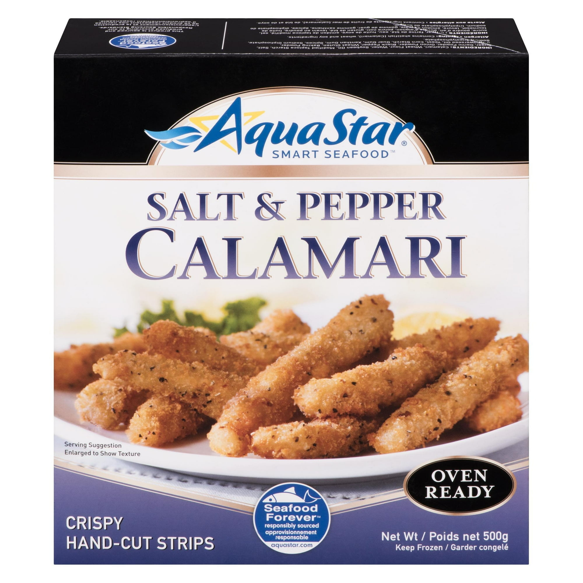 Prets A Cuire , Calmar au sel et au poivre Aqua Star