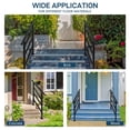 thumbnail image 7 of Zimtown Handrails for Stairs Fits 1-4 Steps Adjustable Black Straight Handrail Design, 7 of 7