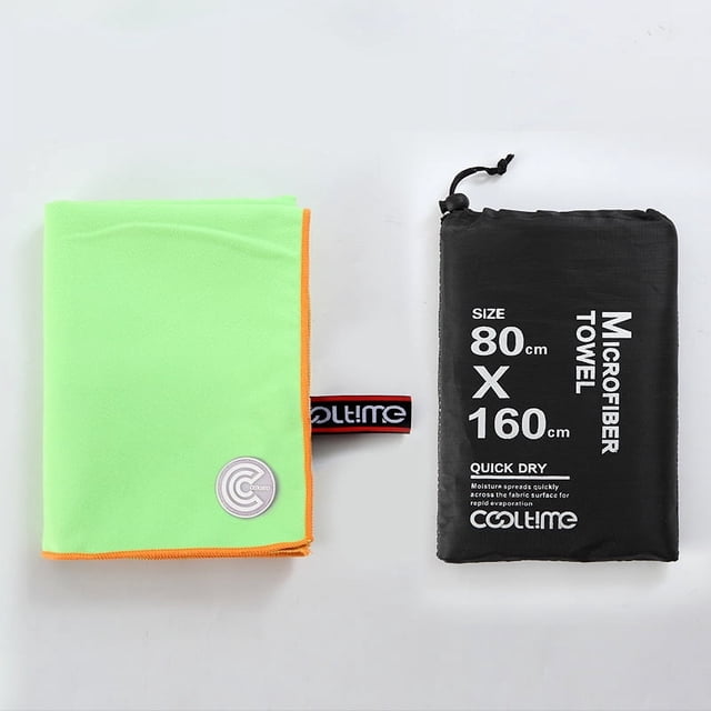 Toalla de baño de secado rápido para natación al aire libre, toalla deportiva, playa, fitness, yoga, terciopelo de doble cara, nano de secado rápido