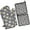 Sunflower, variant on Black Sunflower Kitchen Oven Mitt and Pot Holder Sets 2 Pcs for Baking, Cooking and Grilling, Heat Resistant Up To 392 °F