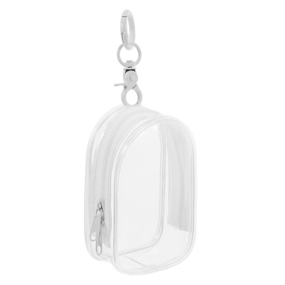 Clear Pocket Keychain Gift Bags Velvet Goodie Walk Baby White