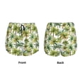 thumbnail image 3 of Salouo Green Hawaii Palms Print Women's 2 in 1 Running Shorts Double-Layer Shorts Athletic Workout Gym Yoga Shorts Running Shorts for Women-Large, 3 of 7