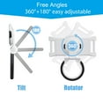 thumbnail image 2 of MAX SMART iPad Hand Grip, Tablet Handle, Hand Ring for Reading Writing Drawing (White), 2 of 12