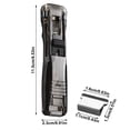 thumbnail image 2 of YWIYIUD Portable and MultiPurposal BinderStapler for Document Organization and Notes Practical and Lightweight ClipDispenser Suitable for Home School and Desk, 2 of 8