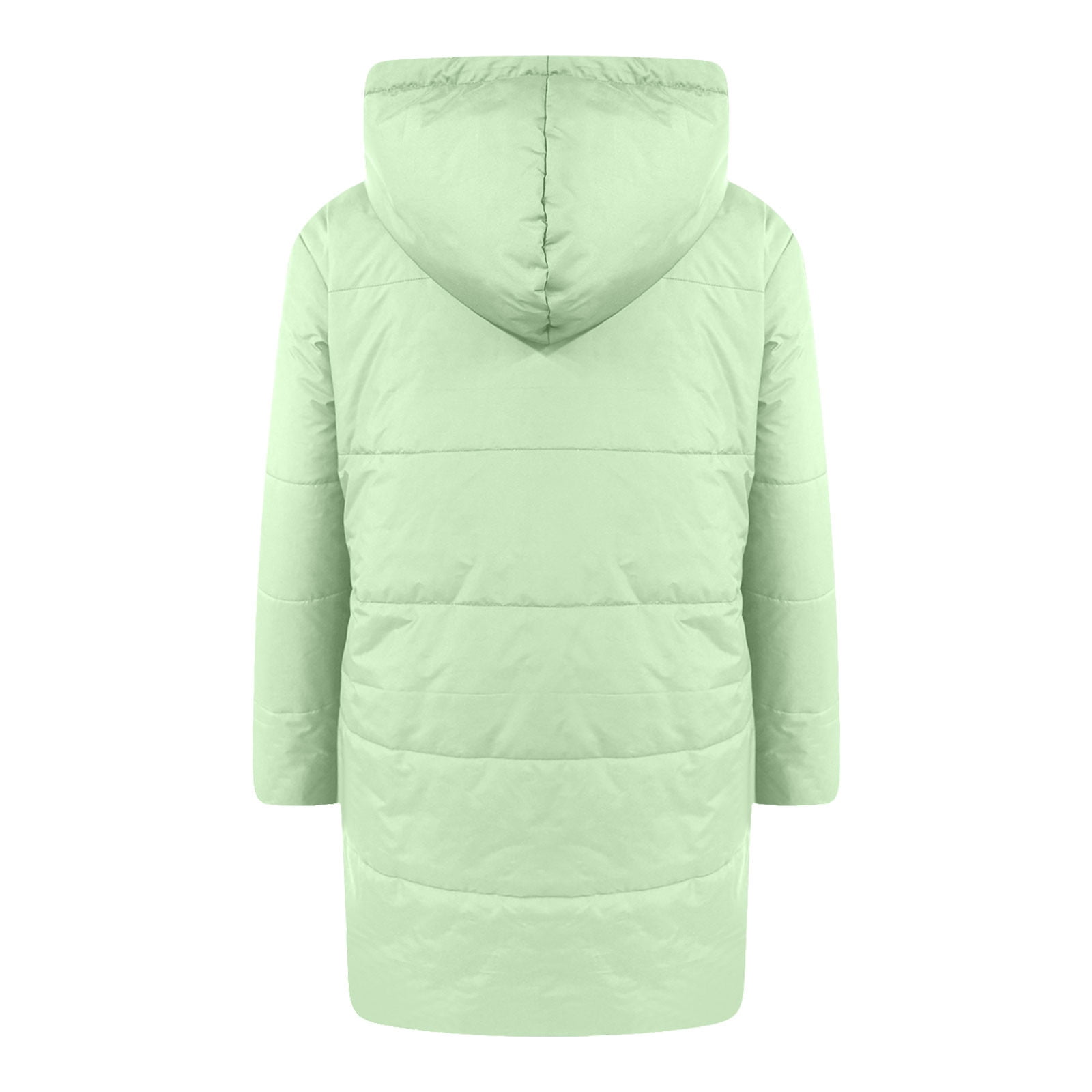 Mifsaly Plus Size Long Quilted Jackets for Women Zip up Waterproof Hooded Padded Coats Fleece Lined Thermal Puffer Jacket Button Down Thicken Warm Winter Outerwear with Pockets 2025 Fashion Parka