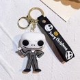 thumbnail image 5 of MAVLLY Skeleton Keychain,Jack and Sally Keychain Nightmare Before Christmas Cartoon Character Wristlet Key Chain Ring Keys Holder Scary Christmas Gift For Fans, 5 of 6