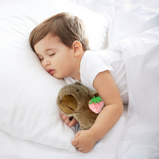 Plush Capybara Plush Toy Plush Capybara Plush Toy Sports Capybara Plush Doll Capybara Toy Capybara Plush Toy With Baseball Cap Plush Capybara Home Decoration