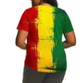 thumbnail image 3 of DDAPJ pyju Black History Month Shirts for Women African American Pride T-shirt Celebration Party Blouse Summer Casual Short Sleeve Crewneck Tops Prime Sales Multicolor XXXXXL, 3 of 5