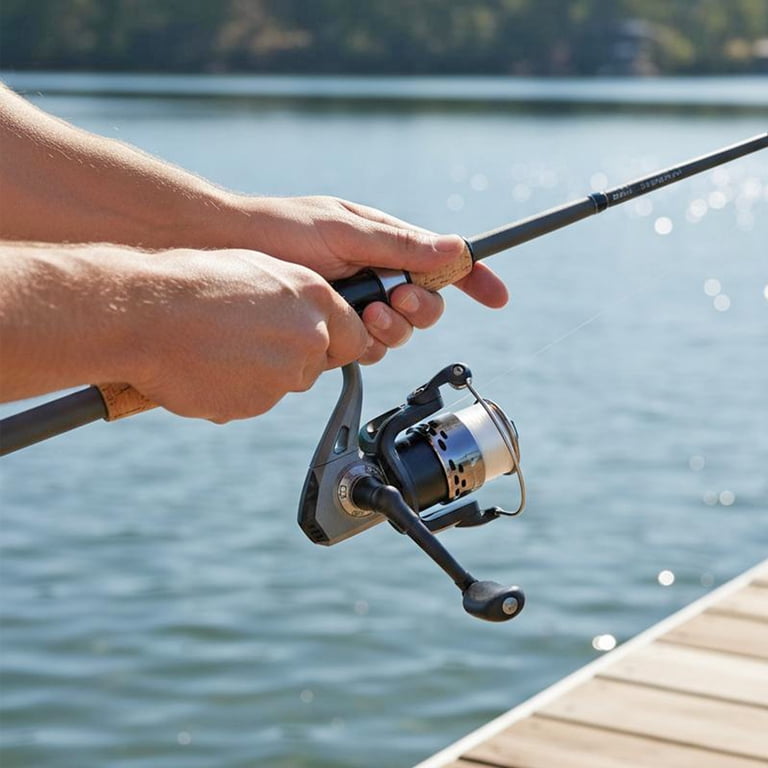 Ozark Trail Composite Telescopic Fishing Rod and Reel Combo with Baits for Adults, Teens, and Kids, 6' 6 inch, Gray Ozark Trail Composite Telescopic Fishing Rod and Reel Combo with Baits for Adults, Teens, and Kids, 6' 6 inch, Gray