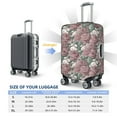 thumbnail image 4 of Disketp Rose Flowers Elastic Travel Luggage Cover Travel Suitcase Protective Cover For Trunk Case Apply To 18''-32'' Suitcase Cover-X-Large, 4 of 7