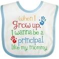 thumbnail image 3 of Inktastic Principal Like Mommy Boys or Girls Baby Bib, 3 of 4