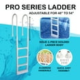 thumbnail image 3 of Main Access 200300 ProSeries Above Ground Pool Step Ladder, White, 3 of 9