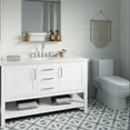 thumbnail image 2 of Ariel R055SWQOVOWHT Bayhill 54" Free Standing Single Basin Vanity Set - White, 2 of 7