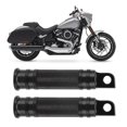 thumbnail image 3 of 2Pcs en Alliage d'Aluminium Moto Cnc Pédales Repose-Pieds Noir, 3 of 8