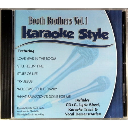 Booth Brothers Volume 1 Daywind Christian Karaoke Style NEW CD+G 6 Songs