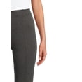 thumbnail image 2 of Time And Tru Women's Ponte Bootcut Pants with Front Slit, 2 of 3