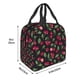thumbnail image 3 of Easygdp Ripe Red Cherry Bolsa Térmica Premium - Tela Oxford Impermeable, Gran Capacidad, Bolsillo Frontal, Unisex para Trabajo, Escuela, Actividades al Aire Libre y Picnics, 3 of 8