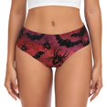 thumbnail image 1 of Fotbe Bats And Spiders Calzones Estampados para Mujer – Ropa Interior de Algodón, Cómoda, Suave y Elástica-Small, 1 of 6