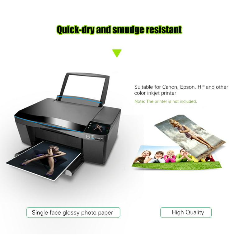 20 Sheet High Glossy 4r 4x6 Photo Paper Apply To Inkjet Printer