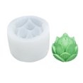 thumbnail image 3 of Visland Rose Flower Ball Aromatherapy Candle Silicone Mold DIY Handmade Lotus Style Candle Mold Candle Making Tools Fondant Cake Mold, 3 of 6