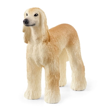 Schleich Farm World, Cute and Realistic Dog Toy Animals For Boys and Girls, Afghan Hound Dog Figurine, Ages 3+