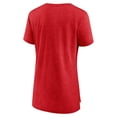 thumbnail image 3 of Women's Heather Red Philadelphia Phillies Official Wordmark Tri-Blend T-Shirt, 3 of 3