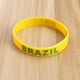 thumbnail image 4 of Pulsera deportiva de silicona de 6 piezas con diseño de país (Brasil), 4 of 5