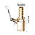 thumbnail image 3 of QTOCIO Nozzle Car Filling Adapter Car Filling Pump Connector with Pressure Relief Filling Pump Adapter, 3 of 6