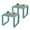Blue, variant on Resenkos Patio&nbsp;Coffee&nbsp;Tables,Patio Tables,Weather Resistant Adirondack Outdoor Side Table Set of 2-Blue