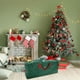 thumbnail image 4 of Bolsa para Guardar El Árbol de Navidad | Bolsa de Transporte Portátil, Resistente a La Humedad y Al Polvo para Artículos Navideños | Gran Capacidad: 165 X 76 X 38 Cm | Material Pe Verde | 1 Unidad, 4 of 6