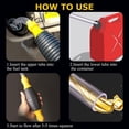 thumbnail image 4 of Gasoline Hand Pump, Fuel Transfer Pump, 8mm 2m Siphon Manual Pump Emergency Hand Pump Suction, 4 of 5