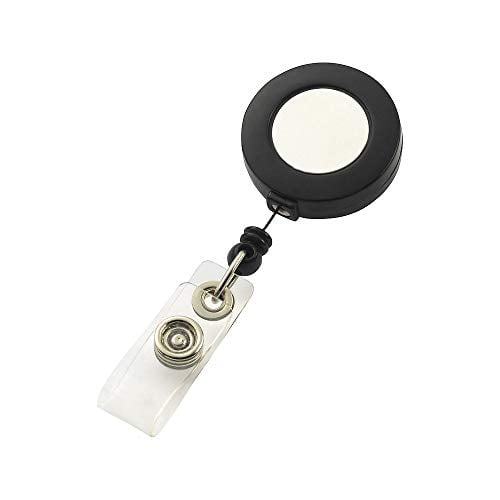 Staples 614065 Retractable Name Tag Holders Black 10/Pack Walmart Canada
