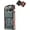 Black, variant on Windproof Lighter with Vintage Watch Jet Flame Torch,Creative Dual Flame Refillable Butane Lighter for Outdoor, Camping, Men's Gifts