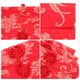 thumbnail image 4 of 3 sobres rojos de tela para boda con diseño de estilo chino, 4 of 7