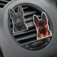 thumbnail image 5 of WIRESTER Car Air Freshener Fragrance Vent Clip Interior Decoration for Cars with Lemon Scented Pad - Black German Shepherd Dog, 5 of 7