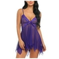 thumbnail image 2 of uublik Valentines Lingerie Set for Women Lace Babydoll Sexy Naughty Plus Size Bodysuit, 2 of 5