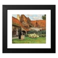 thumbnail image 2 of Carl O'Lynch of Town 22x20 Black Modern Framed Museum Art Print Titled - An Inner Courtyard in the Summer, 2 of 5