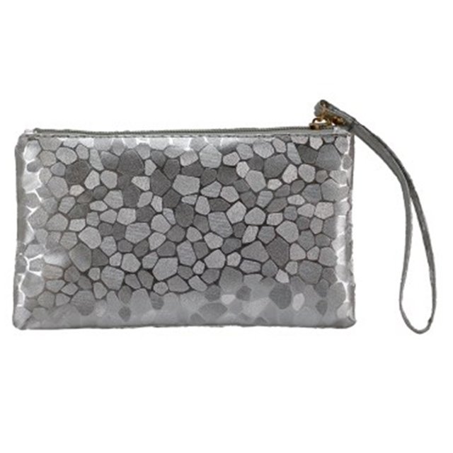Girls Wallet Zipper Portable Marble Pattern Wristlet Change Purse Clutch Bag Purse