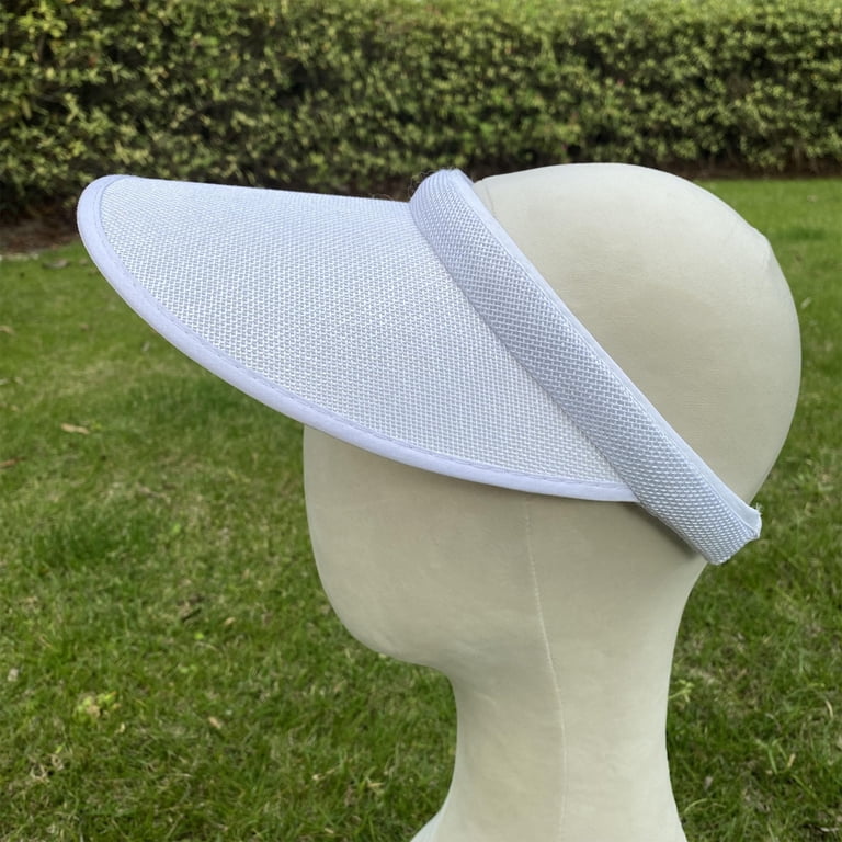 2 Pack Wide Brim Sun Visor Hats Women Men Large Clip-on  display picture 2