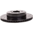 thumbnail image 4 of Bapmic Front + Rear Drill Slot Brake Rotors And Ceramic Pads Compatible with 2005-2018 Chrysler 300 2009-2018 Dodge Challenger Charger Magnum 345mm, 4 of 7