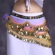 thumbnail image 3 of Pañuelo para danza del vientre para mujer, accesorios de actuación, lentejuelas brillantes, borlas, monedas, pañuelos para la cadera con monedas, cinturón para danza del vientre, 310 monedas, 3 of 8