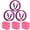 Pink, variant on USB C Charger Block Fast Charging, 3 Pack 20W PD Charging Box with 6FT USB C to C Charging Cable, Type C Block USB C Wall Charger Adapter Charger Station Compatible for iPhone Samsung Android, Mixed