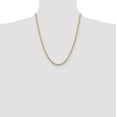 thumbnail image 5 of Solid 10k Yellow Gold 3.5mm Diamond-cut Rope Chain - 8" Bracelet, 5 of 8