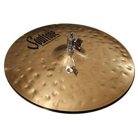Soultone Cymbals  14 in. Heavy Hammered Hi Hat Pair