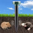 thumbnail image 1 of 4 Uds. Repelente de animales ultrasónico Solar ratones disuasorio espantapájaros para jardín granja, 1 of 6