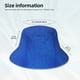 thumbnail image 3 of Fotbe Blue Glitter Sombrero Tipo Pescador con Estampado – Sombrero de Sol de Algodón de Moda para Playa, Golf, Pesca, 3 of 6