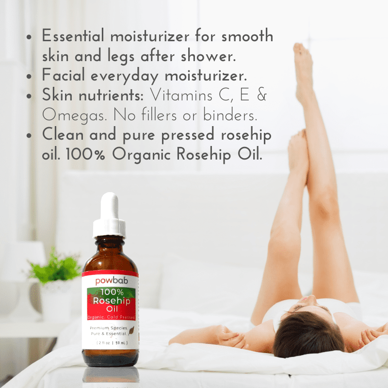 powbab 100% Rosehip Oil Pure, Wild, Organic Rosa Cyprus | Ubuy
