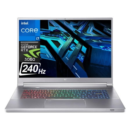 acer Predator Triton 300 SE Gaming Laptop 2023 Newest, 16" 240Hz IPS Display, Intel Core i7 12700H Processor, NVIDIA GeForce RTX 3060, 32GB RAM, 1TB SSD, Wi-Fi 6E, Backlit Keyboard, Windows 11 Home
