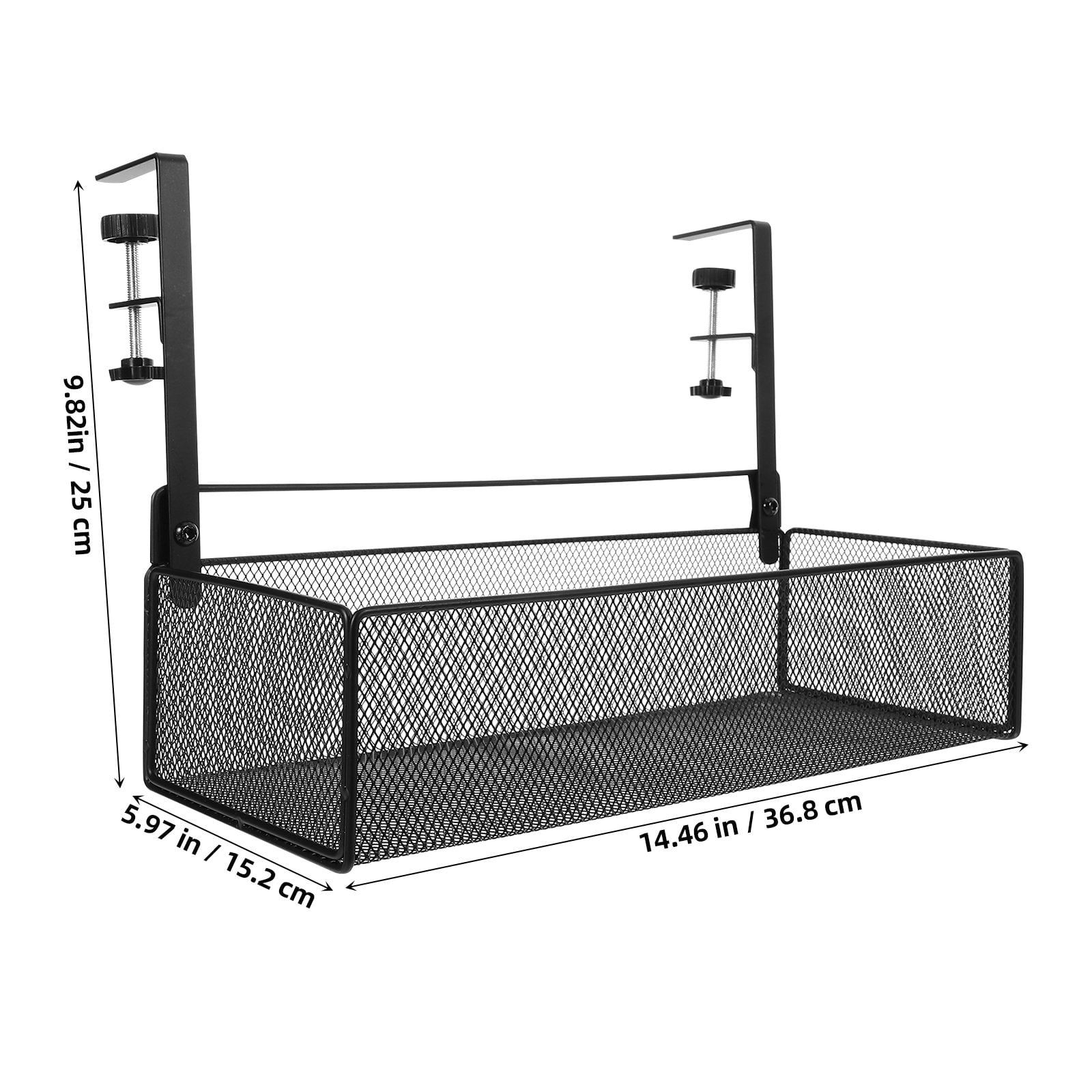 YSNOOWE Under Desk Storage Organizer Carbon Steel File Organization Professionals Office 1Pcs
